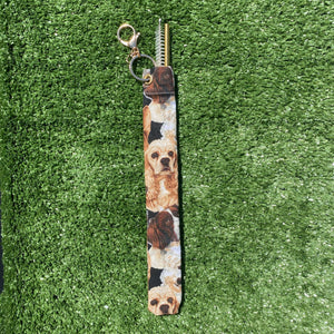 Eco friendly Fabric Reusable Straw Carrying Case Holder Pouch with Metal Stainless Steel Drinking Straw - Doggie Land
